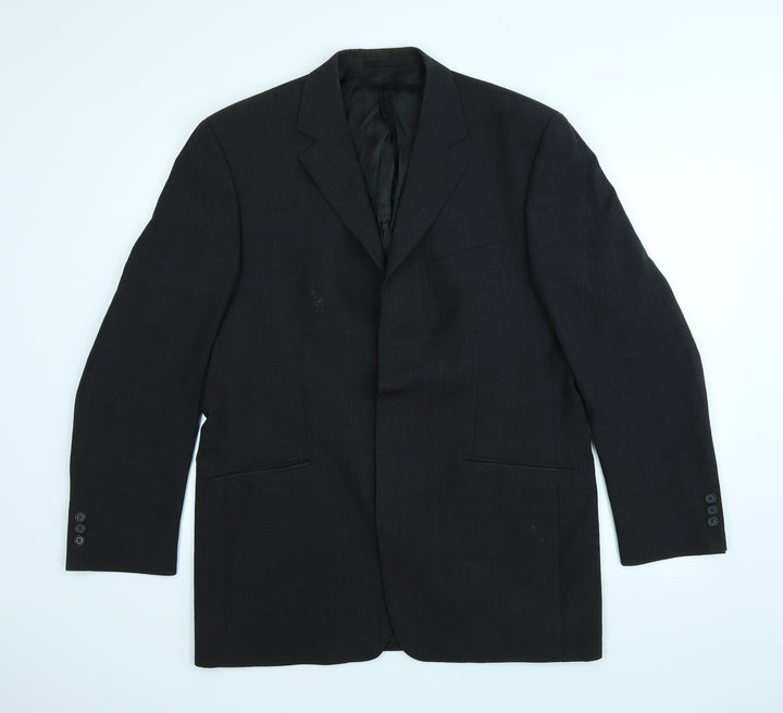 Contempo Mens Black Blazer Size 40