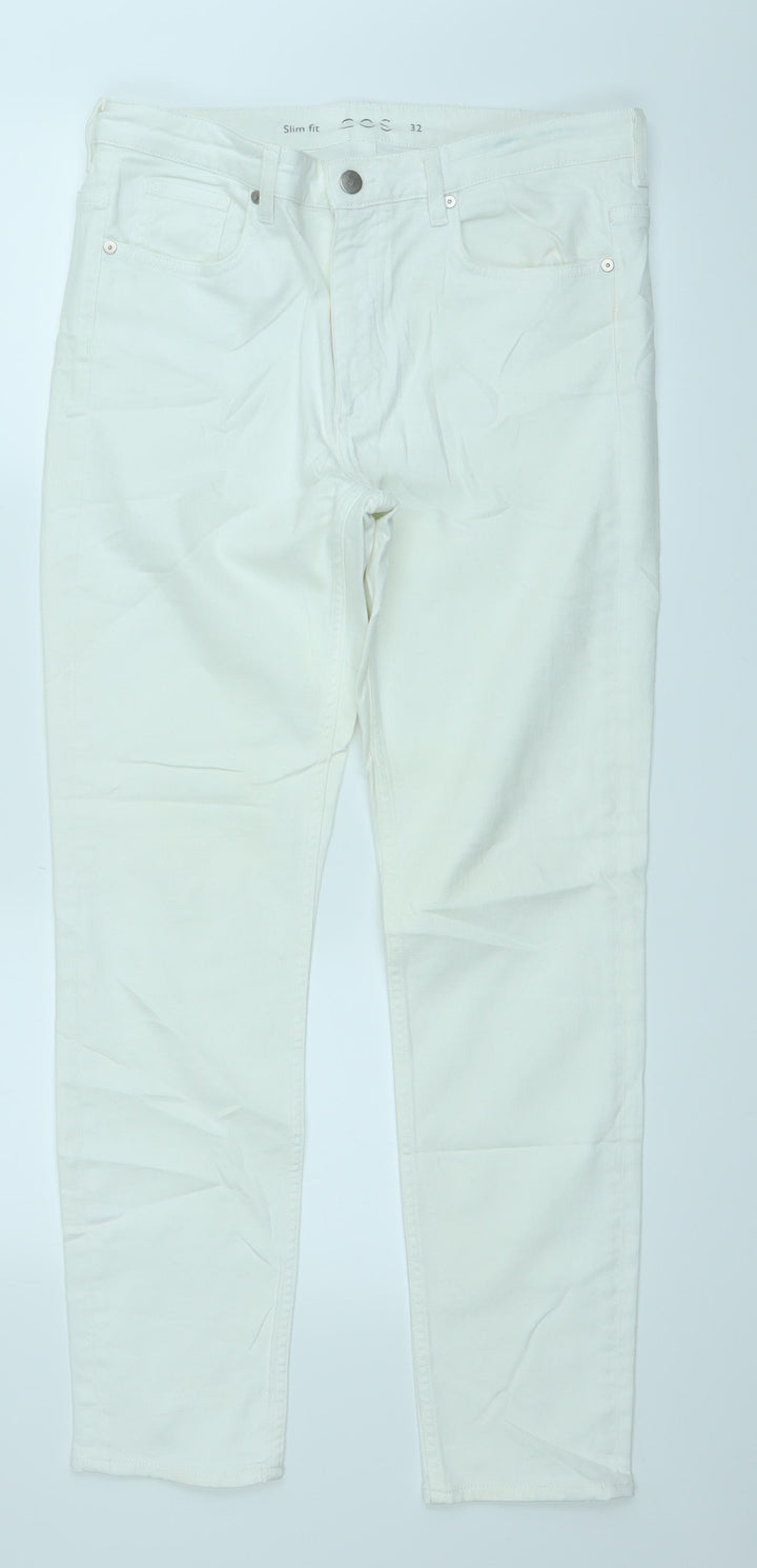 COS Womens White Skinny Jeans Size 4 L27 in