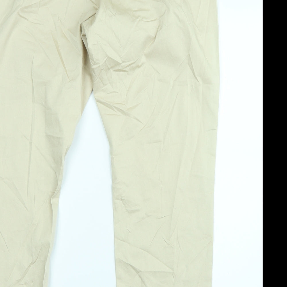 Per Una Womens Beige   Trousers  Size 18 L28 in