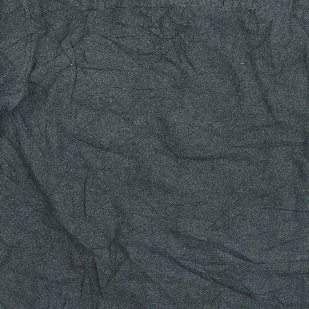 Masscob Mens Grey    Dress Shirt Size L