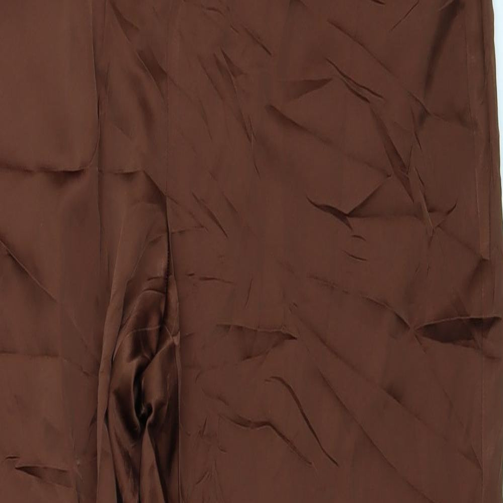 Autograph Womens Brown   Capri Trousers Size 14 L28 in