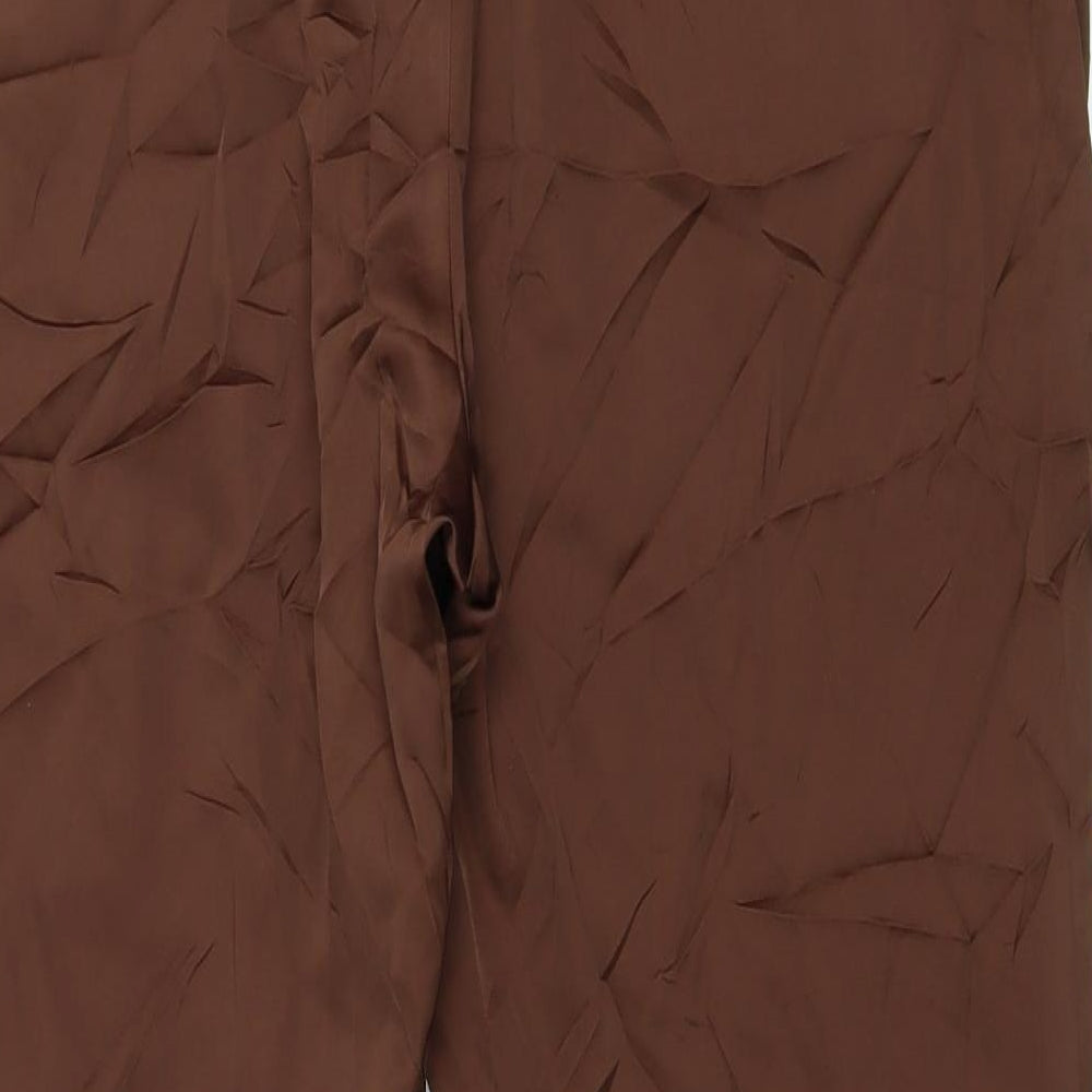 Autograph Womens Brown   Capri Trousers Size 14 L28 in