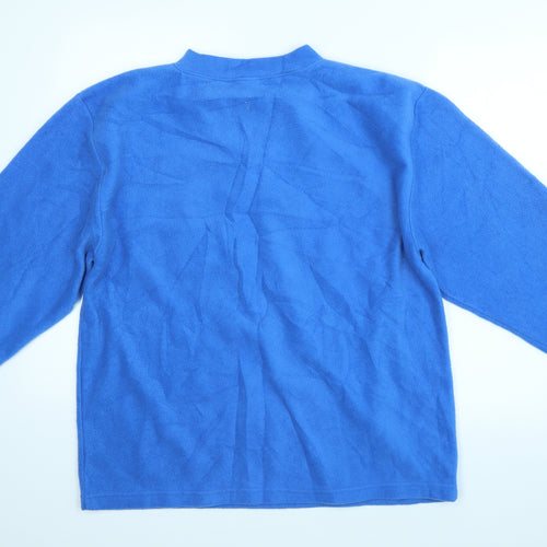 Preworn Womens Blue Solid  Top Pyjama Top Size M