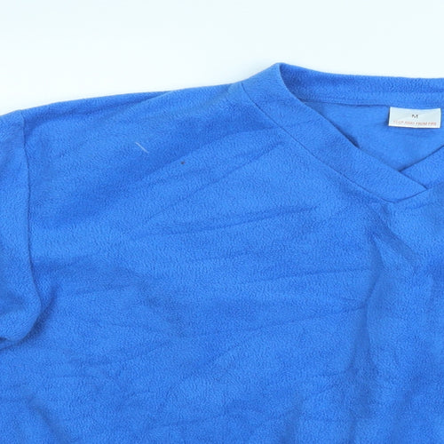 Preworn Womens Blue Solid  Top Pyjama Top Size M