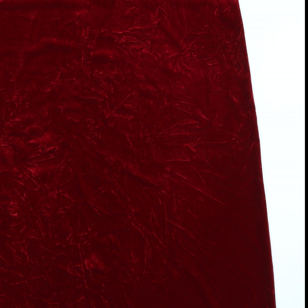 Laura Ashley Womens Red   Maxi Skirt Size L
