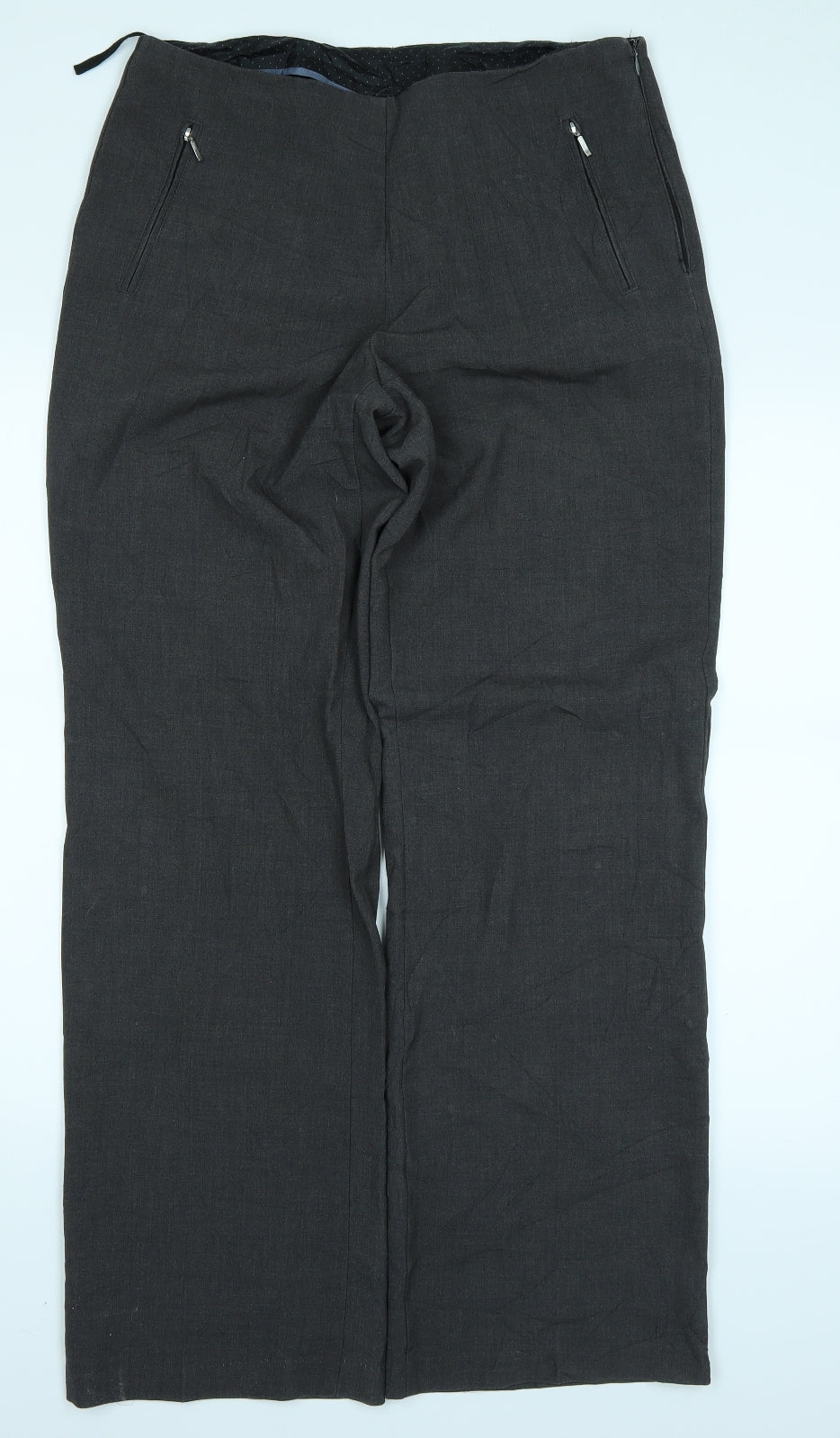 Marks and Spencer Womens Grey   Trousers  Size 12 L30.5 in