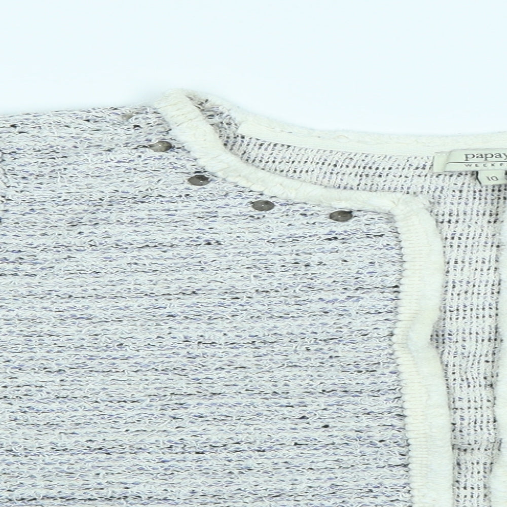 Papaya Womens Blue   Cardigan Jumper Size 10