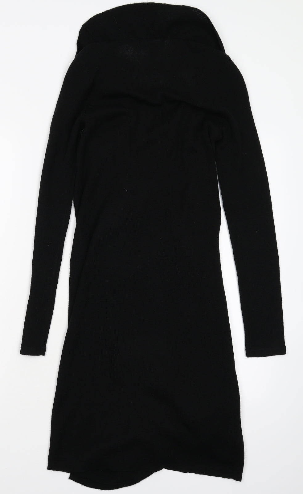 Laura Ashley Womens Black  Knit Cardigan Jumper Size 10
