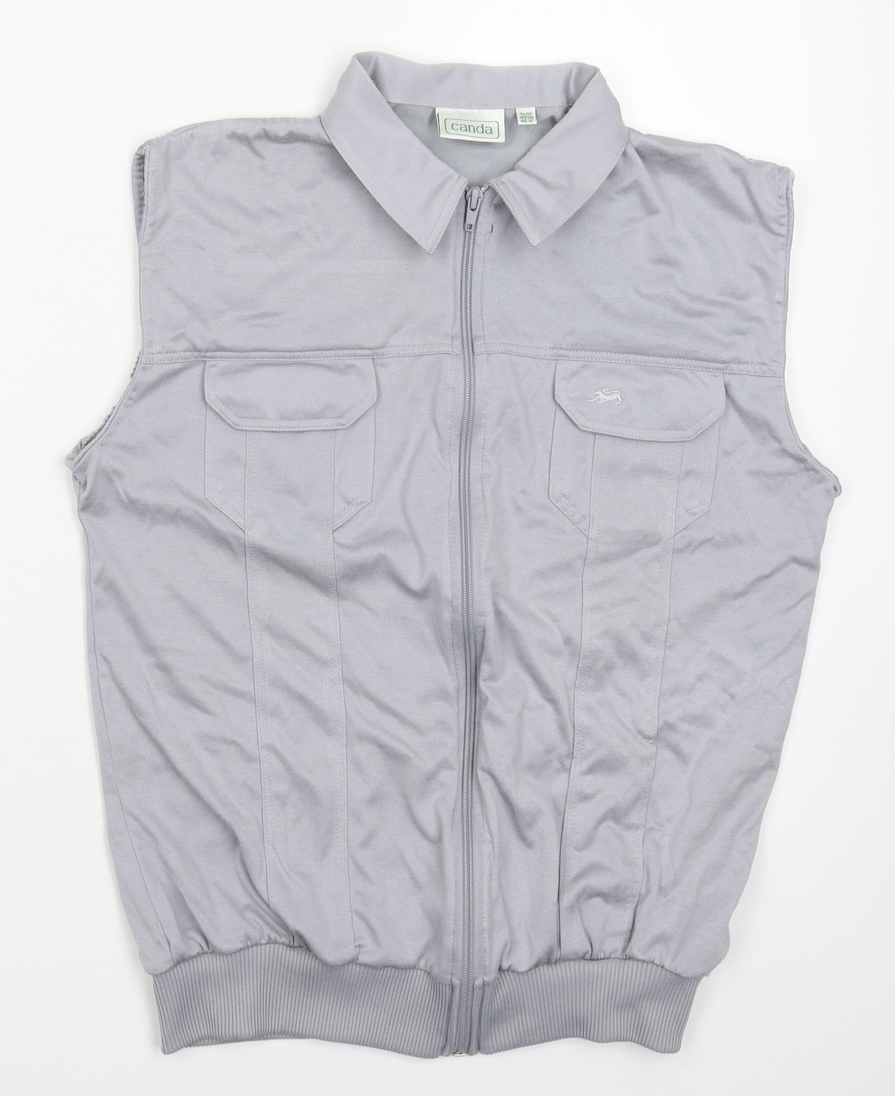 C&A Mens Grey   Gilet Jacket Size 40