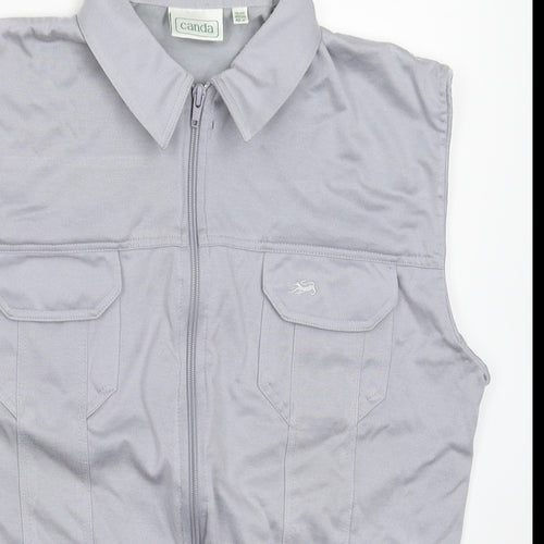 C&A Mens Grey   Gilet Jacket Size 40