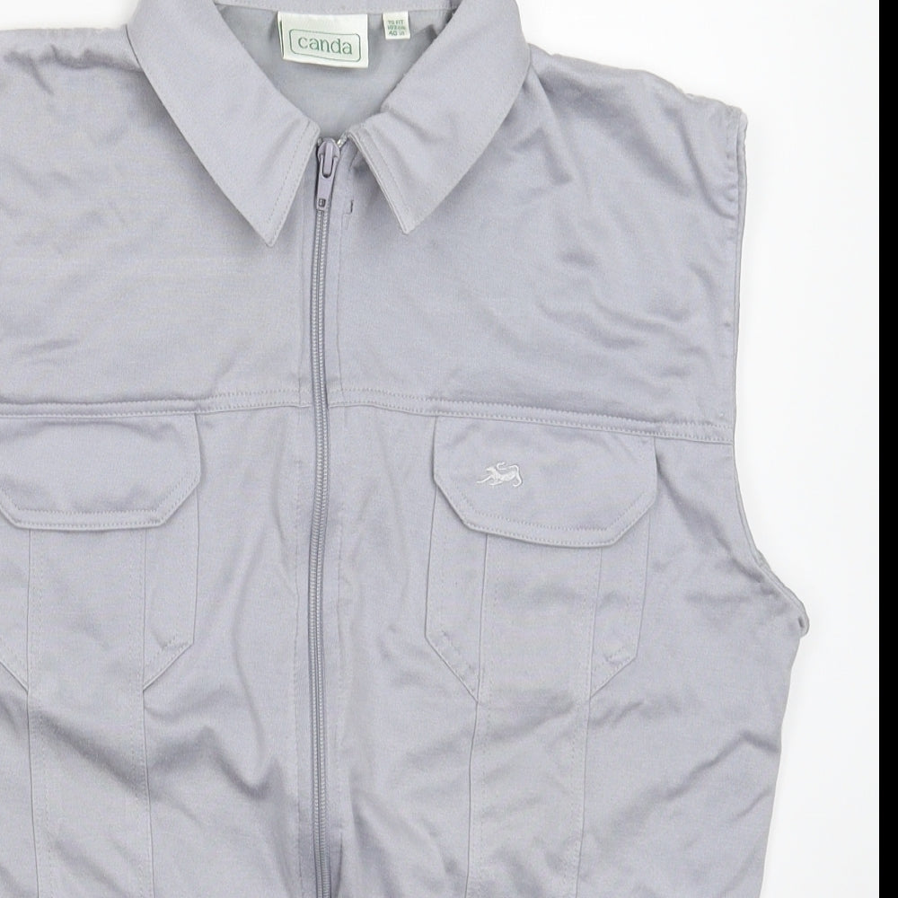 C&A Mens Grey   Gilet Jacket Size 40