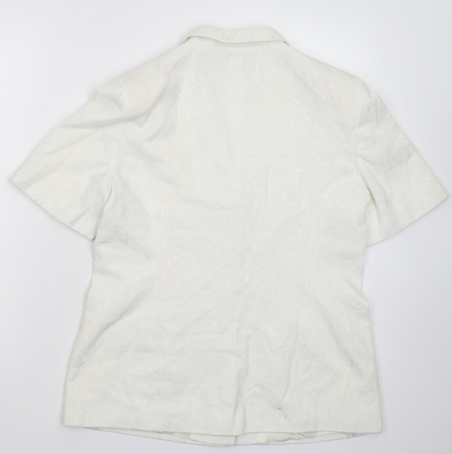 Ambience Womens White   Jacket Blazer Size 14