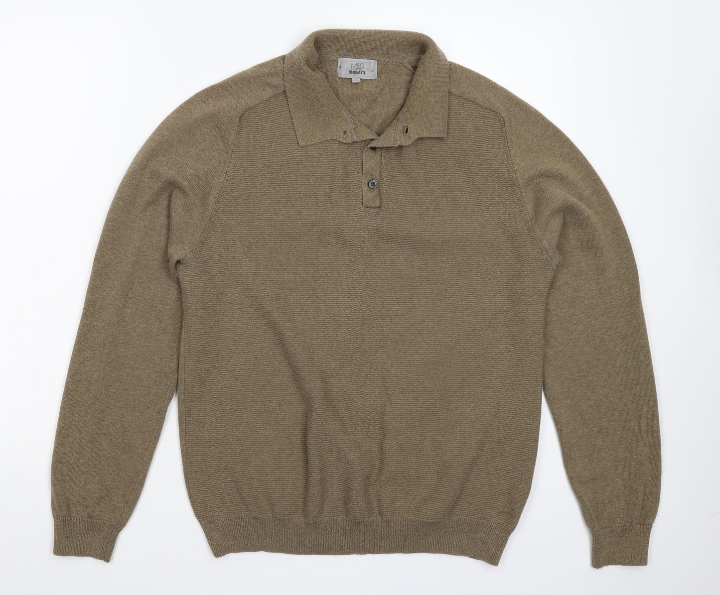 Marks and Spencer Mens Grey  Knit Pullover Jumper Size M