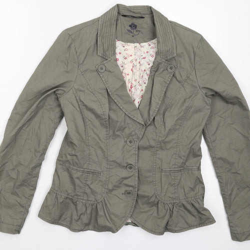 Debenhams Womens Grey   Jacket Blazer Size 10