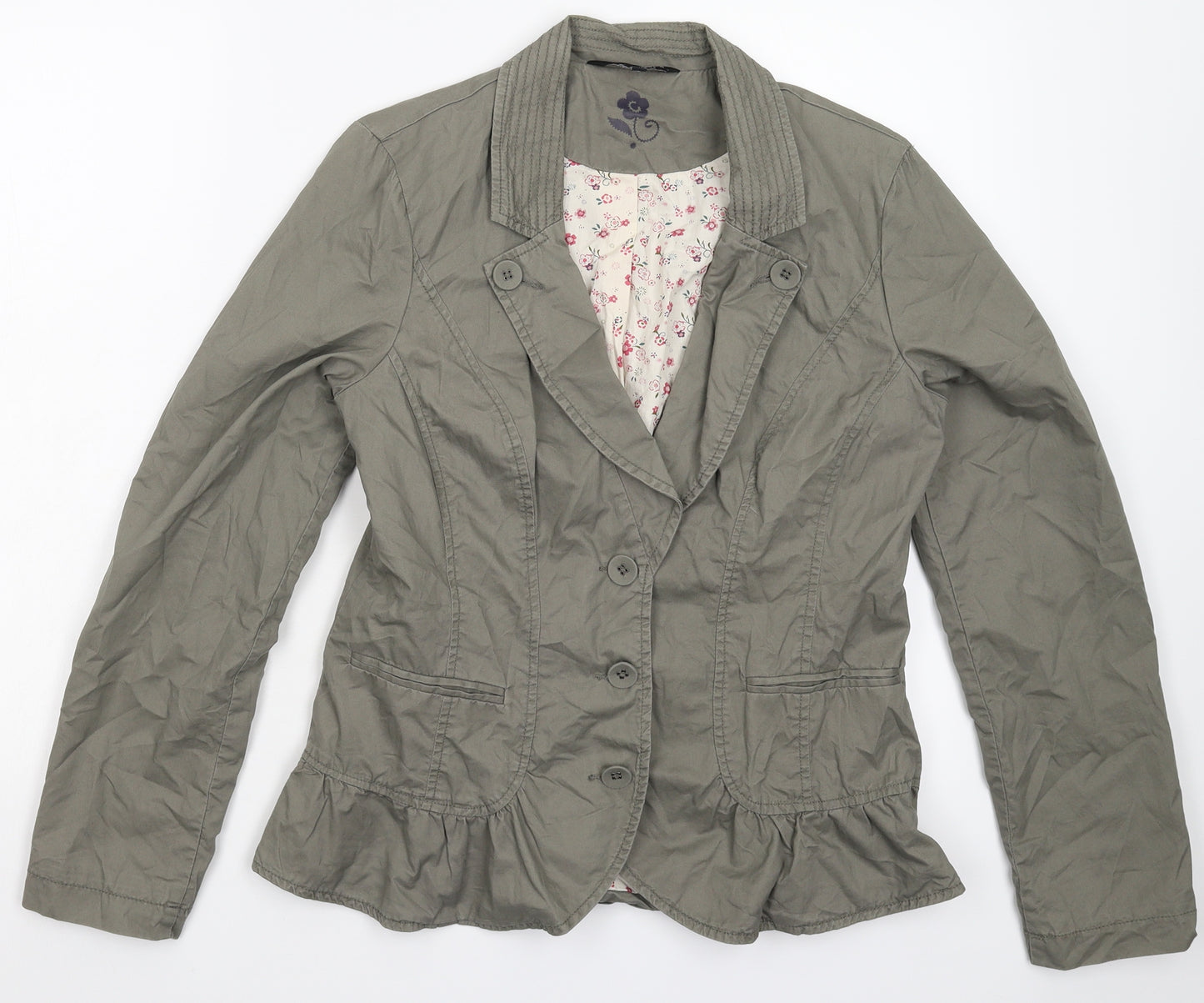 Debenhams Womens Grey   Jacket Blazer Size 10