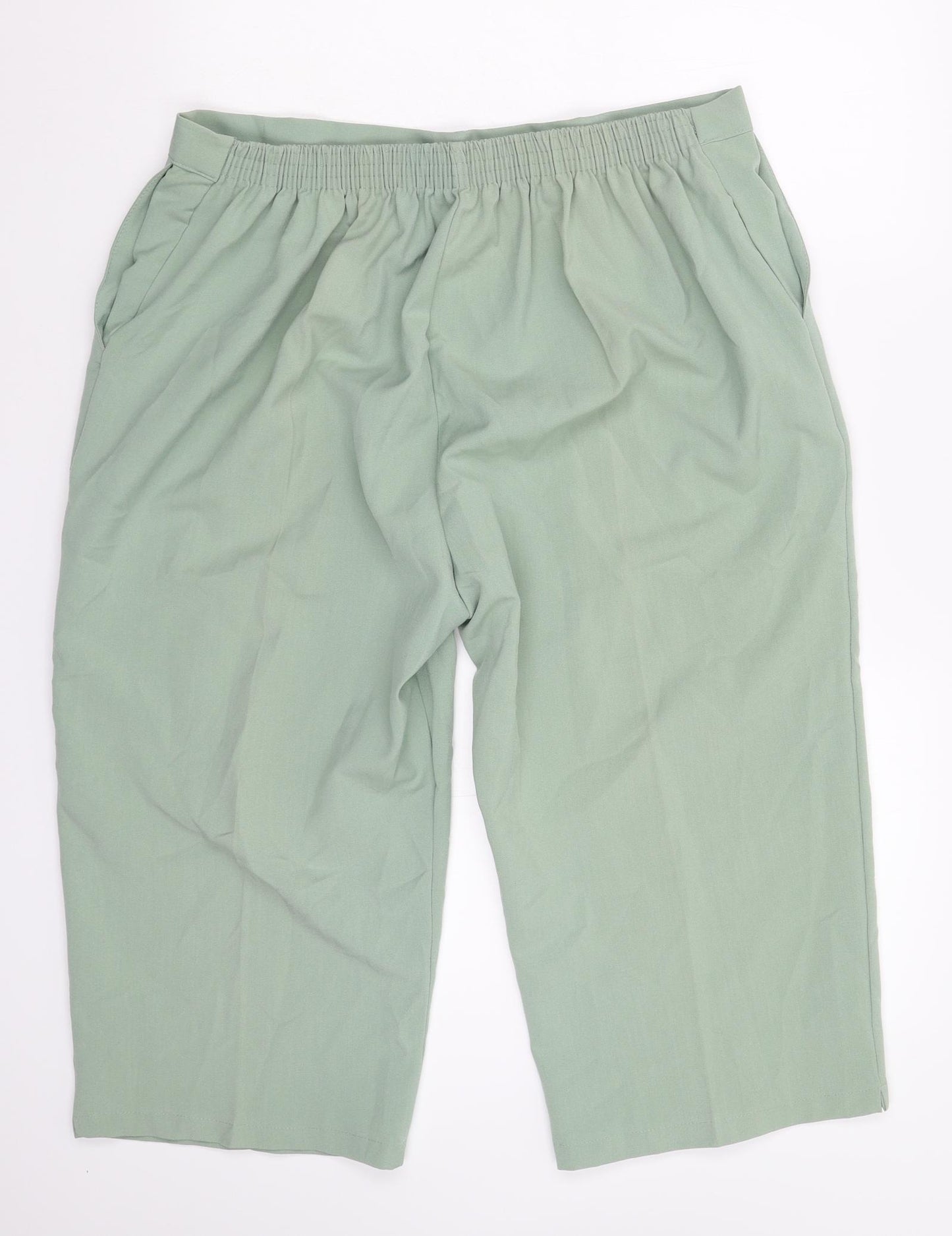 Preworn Womens Grey   Cropped Trousers Size 22 L21 in