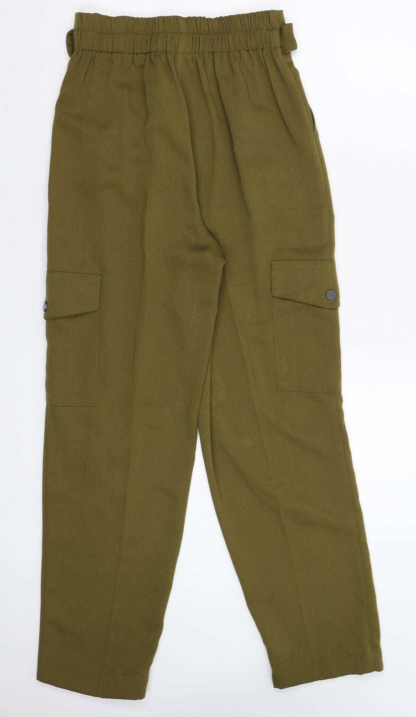 Primark Womens Green   Cargo Trousers Size 6 L27 in