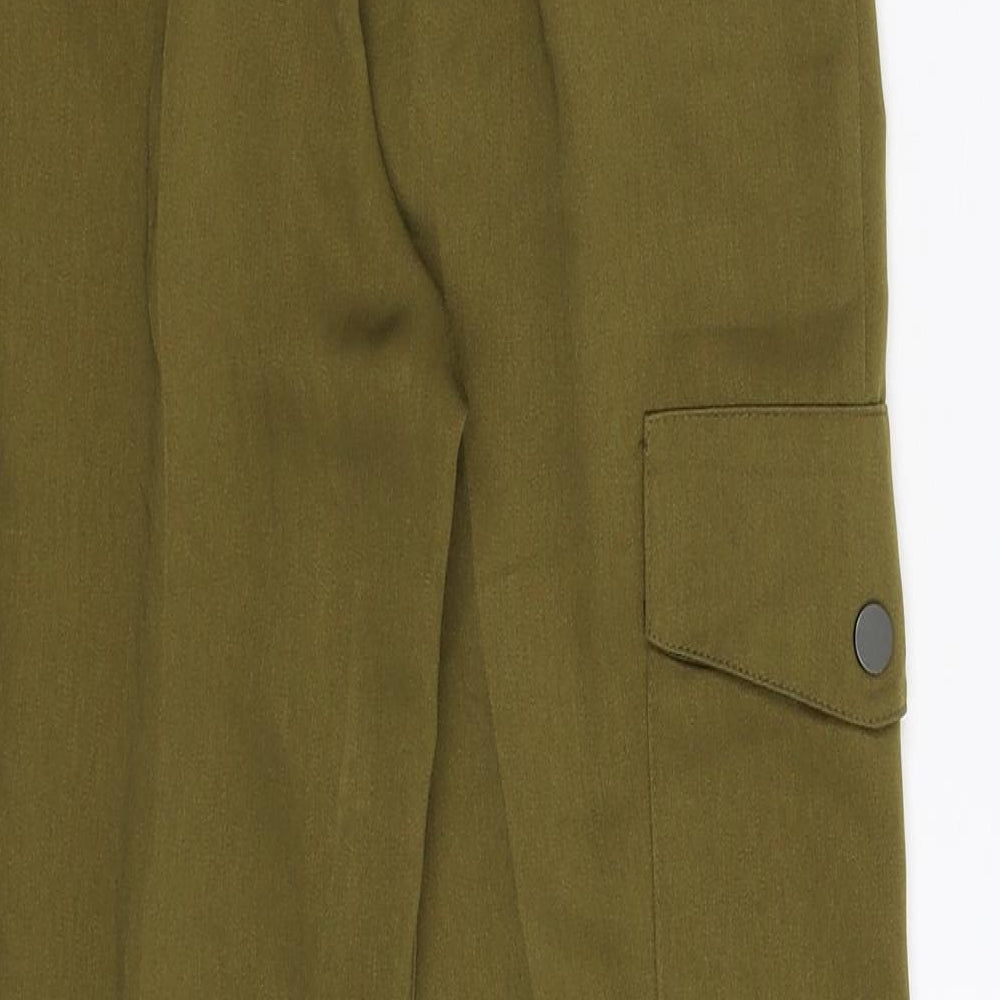 Primark Womens Green   Cargo Trousers Size 6 L27 in