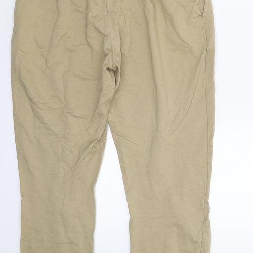 ASOS Womens Beige   Jogger Trousers Size 12 L27 in