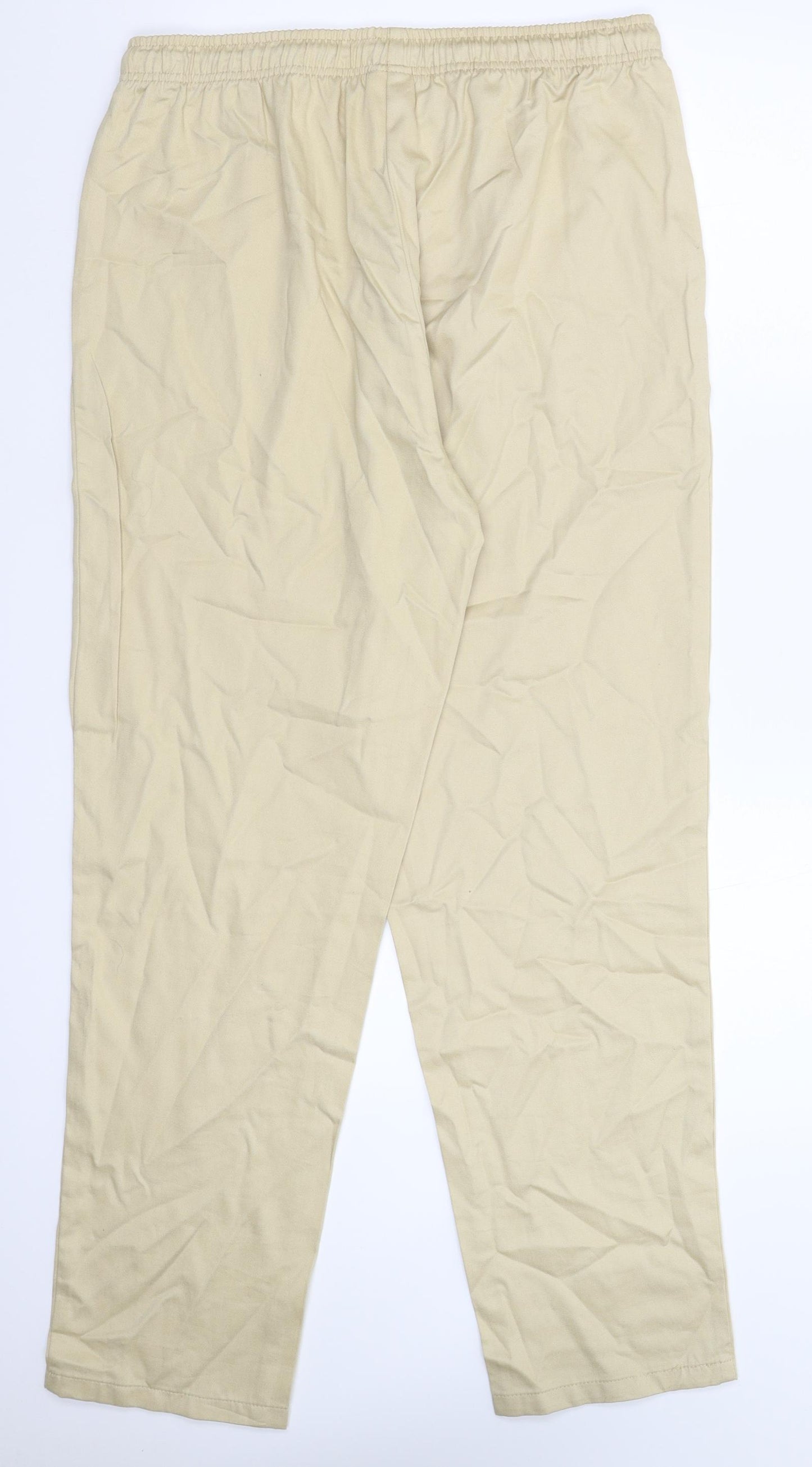Damart Womens Beige   Trousers  Size 18 L30 in