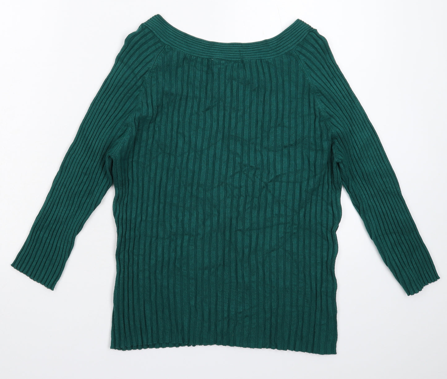 BHS Womens Green  Knit Pullover Jumper Size 20