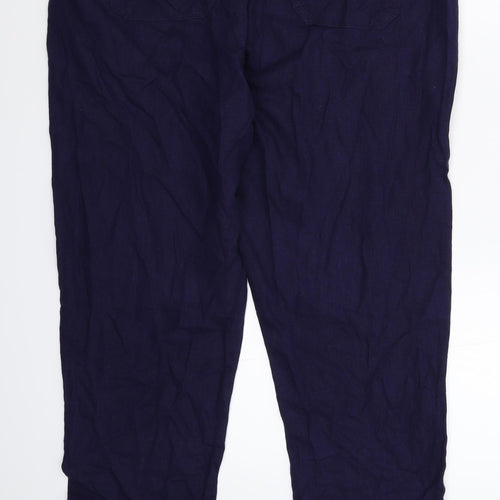 Marks and Spencer Womens Blue   Trousers  Size 16 L31 in