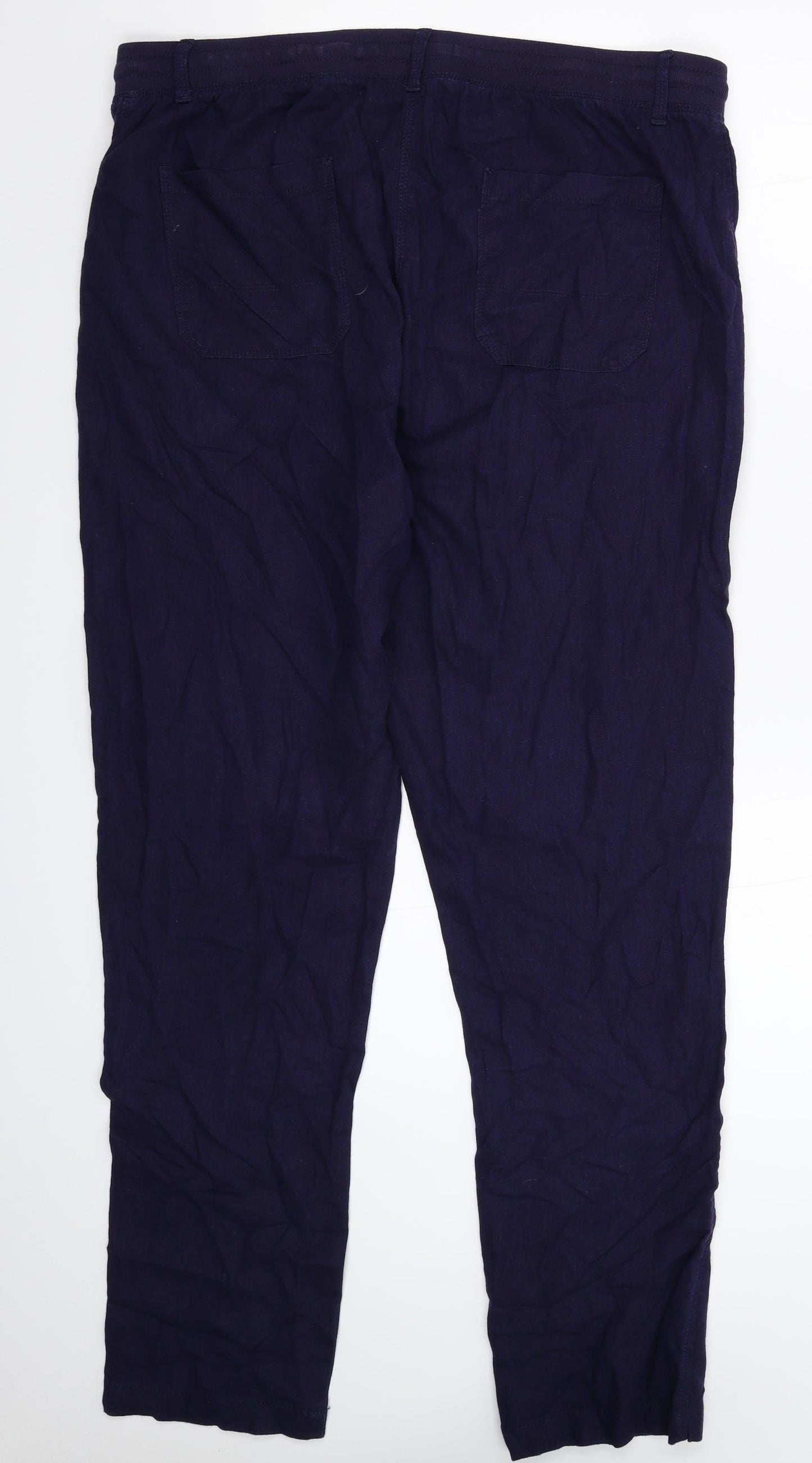 Marks and Spencer Womens Blue   Trousers  Size 16 L31 in