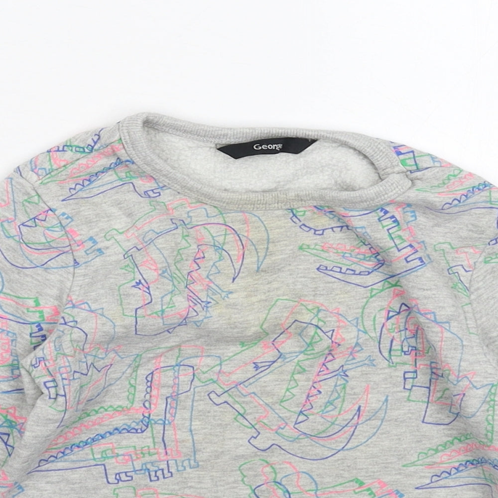 George Boys Grey   Pullover Sweatshirt Size 2-3 Years