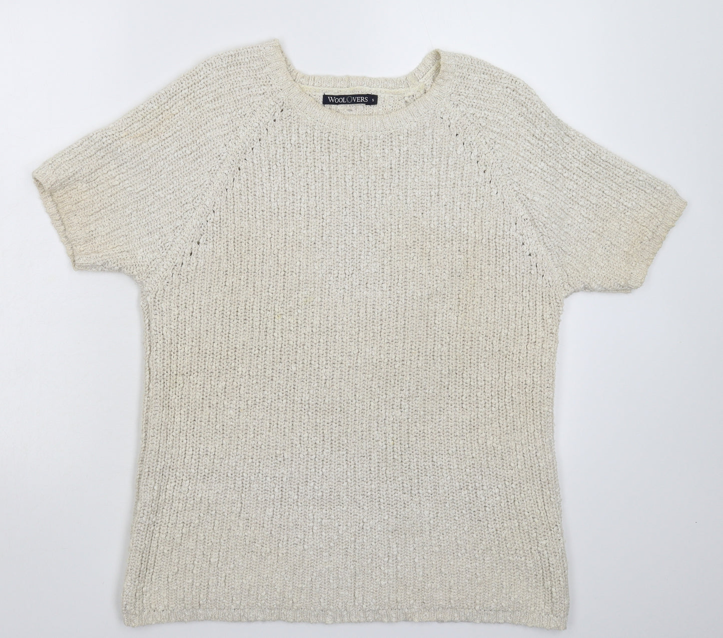 Woolovers Womens Grey  Knit Pullover Jumper Size S