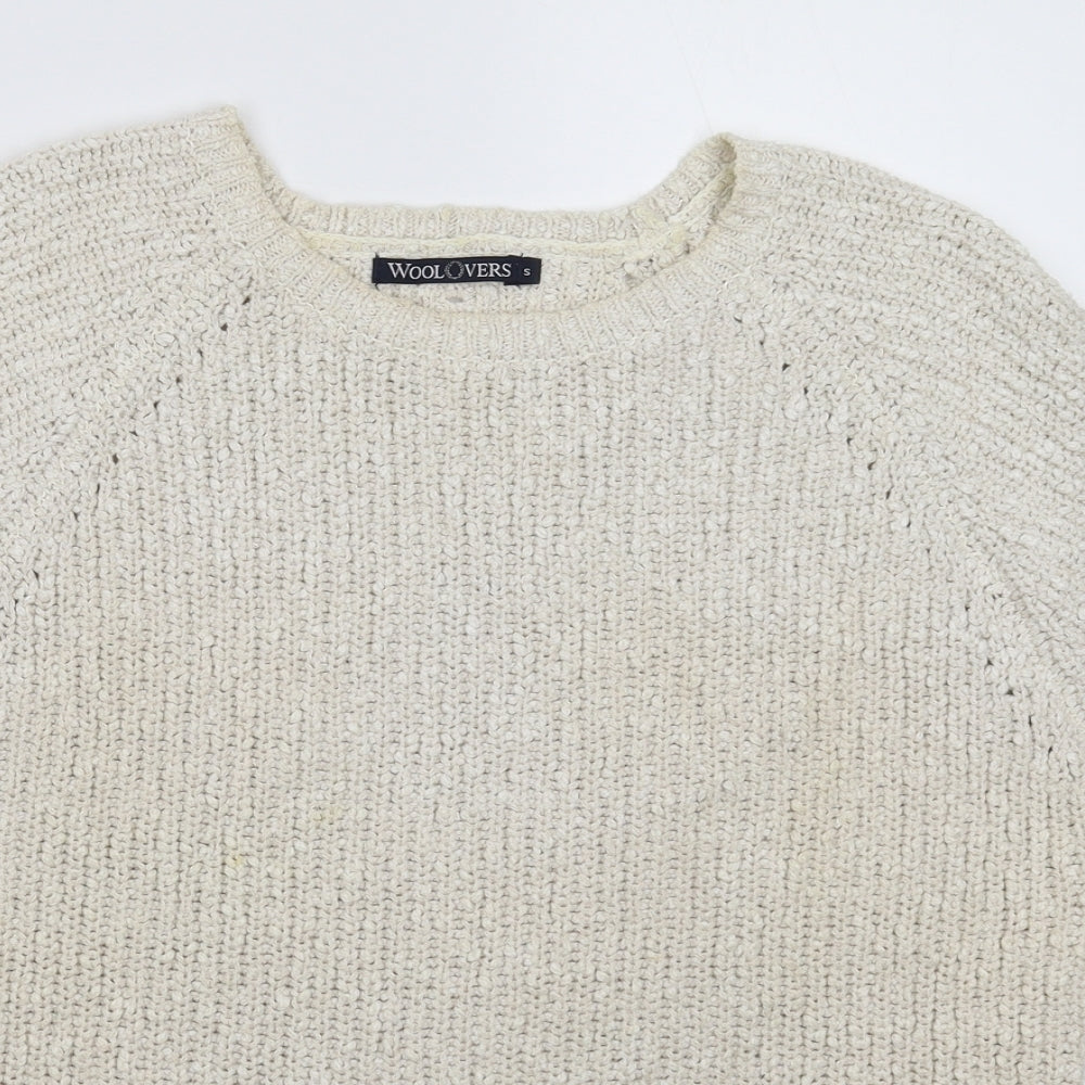 Woolovers Womens Grey  Knit Pullover Jumper Size S