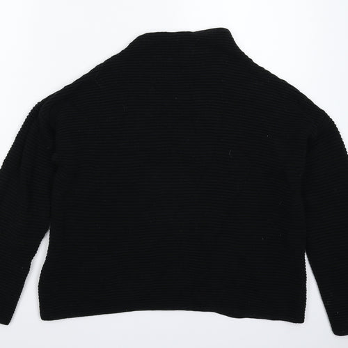 H&M Womens Black  Knit Pullover Jumper Size M