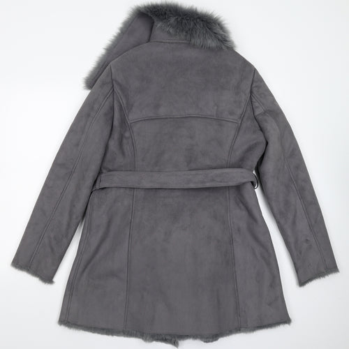 Fenn Wright Manson Womens Grey   Overcoat Coat Size 16