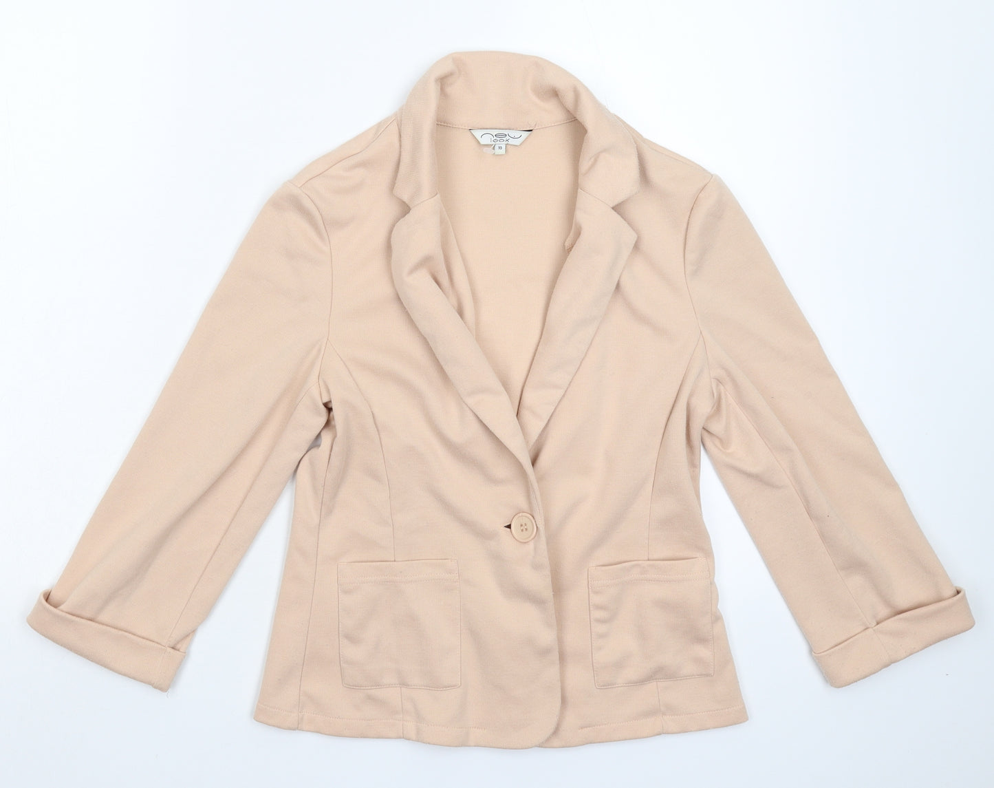 New Look Womens Beige   Jacket Blazer Size 10