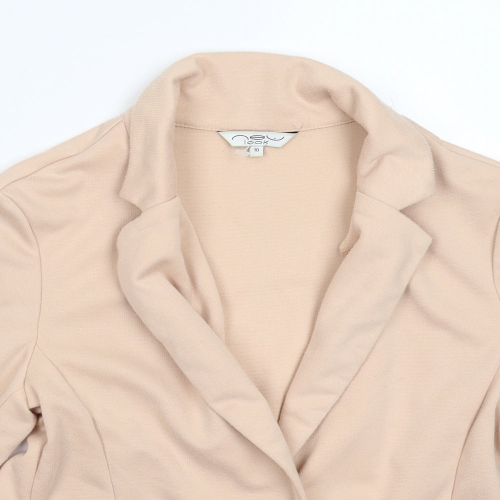 New Look Womens Beige   Jacket Blazer Size 10