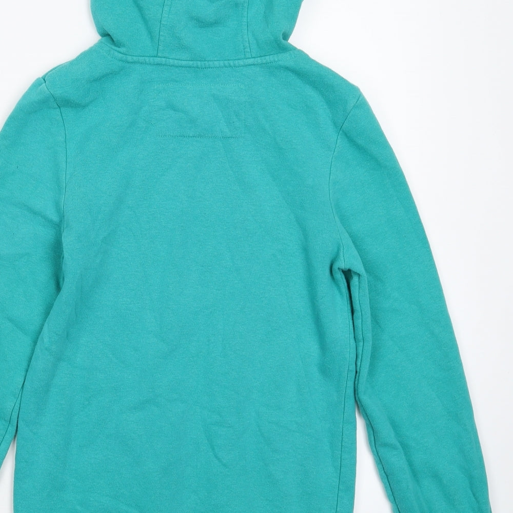 Denim & Co. Womens Green   Pullover Hoodie Size 8