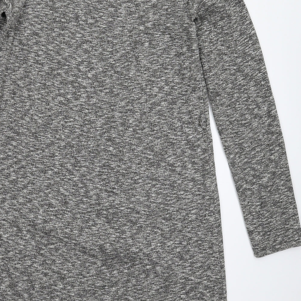Topshop Womens Grey   Jumper Dress  Size 8
