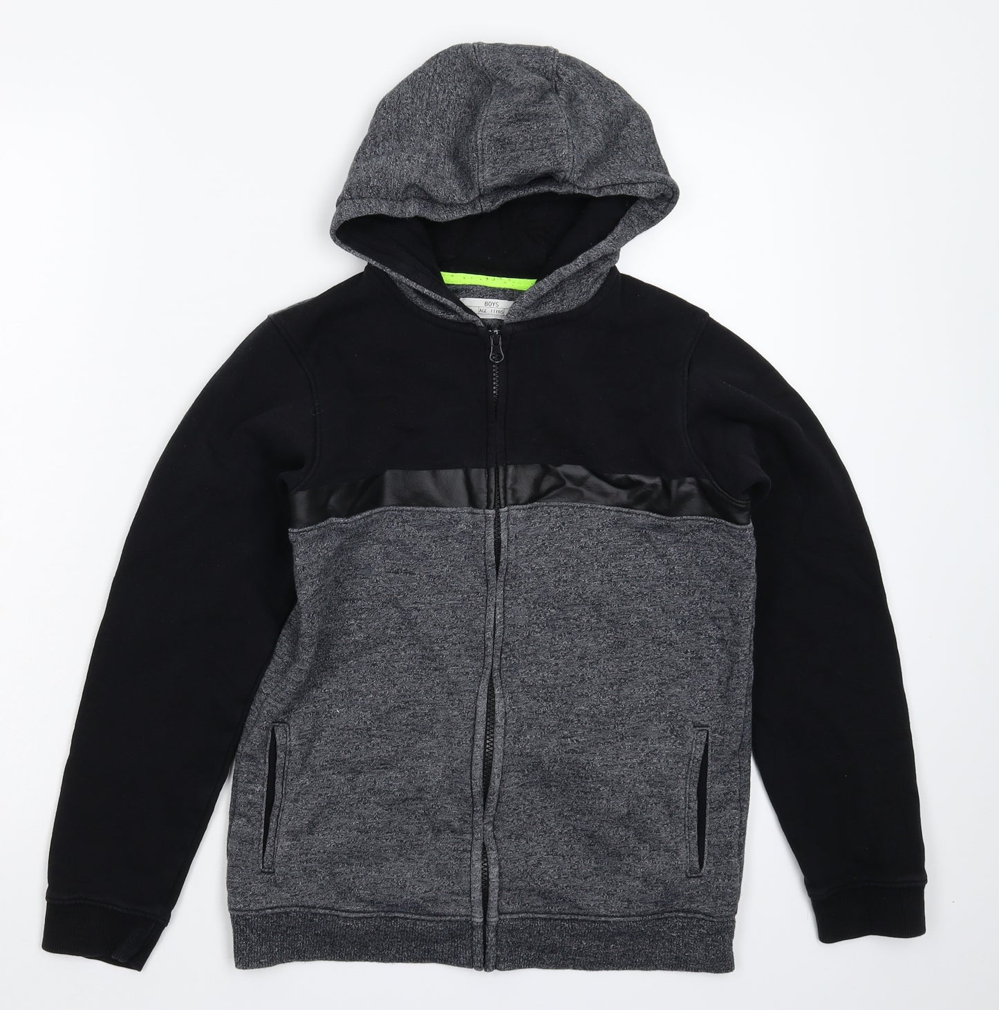 Matalan Boys Multicoloured   Full Zip Hoodie Size 11 Years