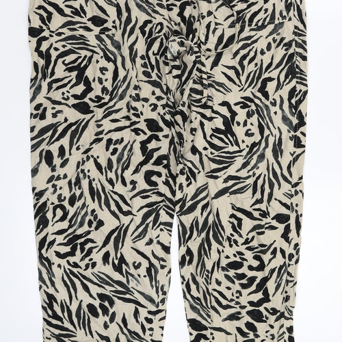 Marks and Spencer Womens Beige   Trousers  Size 12 L29 in