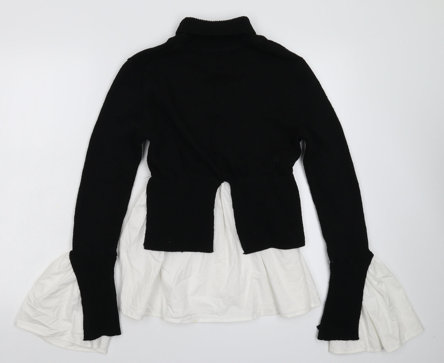 SheIn Womens Black  Knit Pullover Jumper Size S