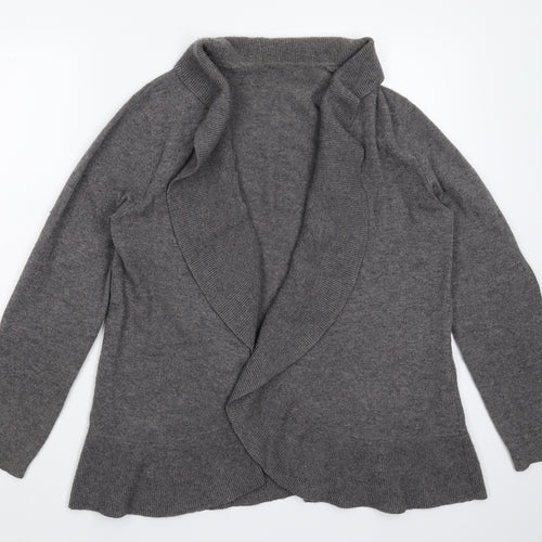 Peter Hahn Womens Grey  Knit Cardigan Jumper Size L
