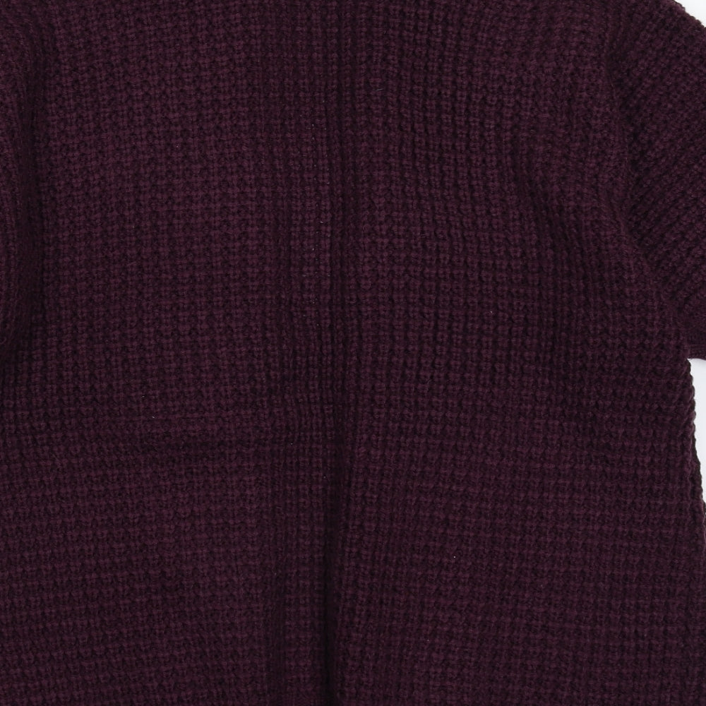 TU Womens Brown  Knit Cardigan Jumper Size 18