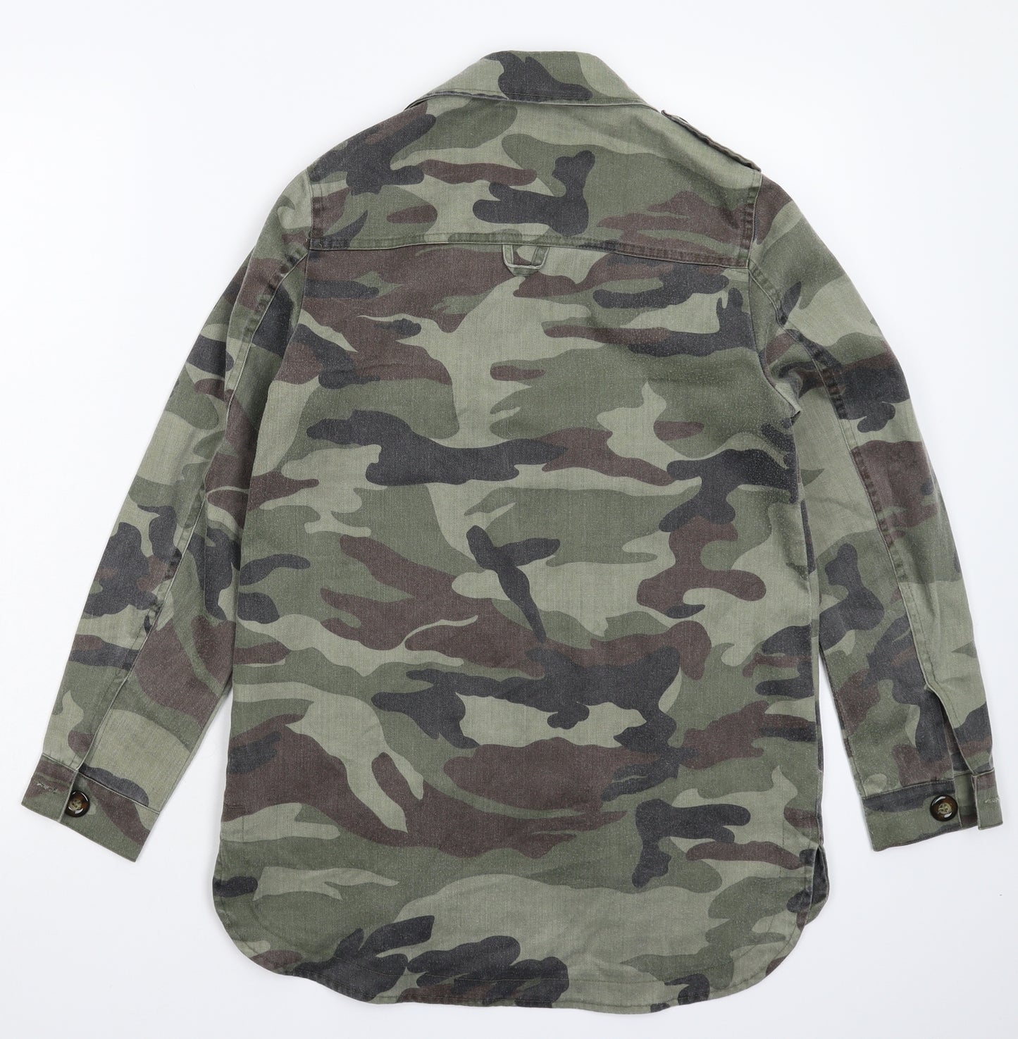Boohoo Womens Multicoloured Camouflage  Jacket  Size S  - Overshirt