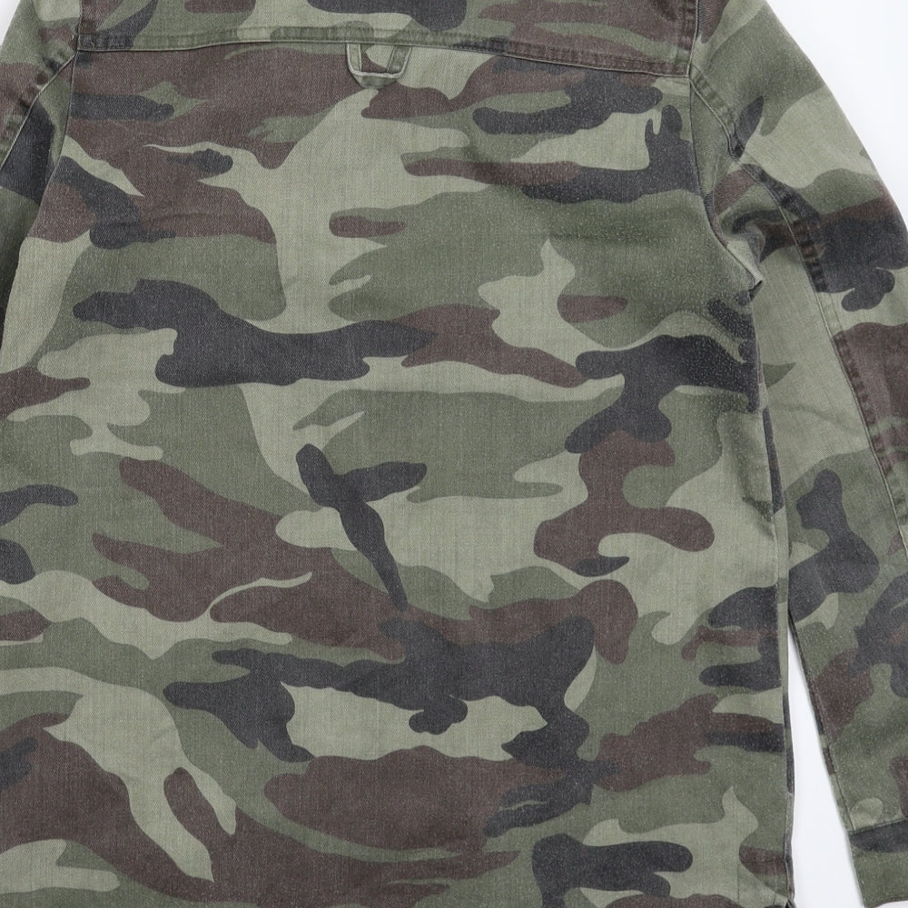 Boohoo Womens Multicoloured Camouflage  Jacket  Size S  - Overshirt