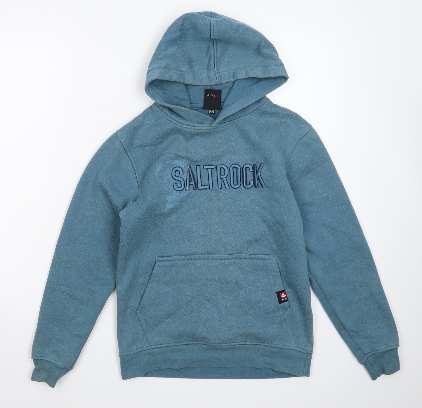 Saltrock Boys Blue   Pullover Hoodie Size 9-10 Years