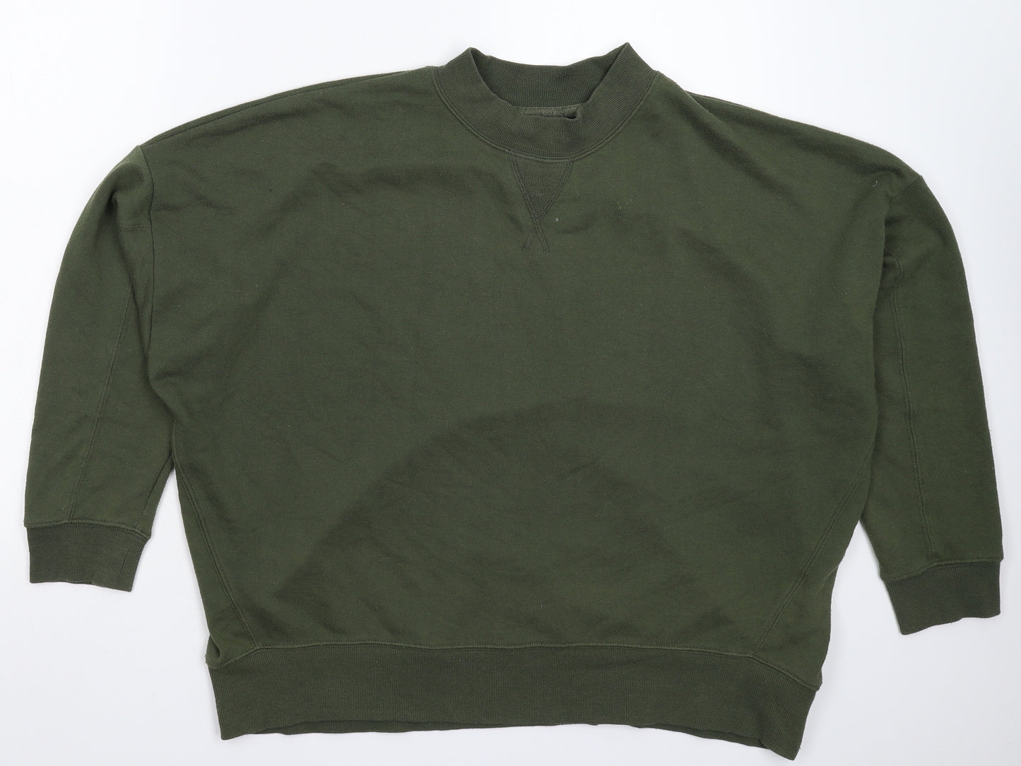 New Look Womens Green   Pullover Sweatshirt Size 14  - Oversized