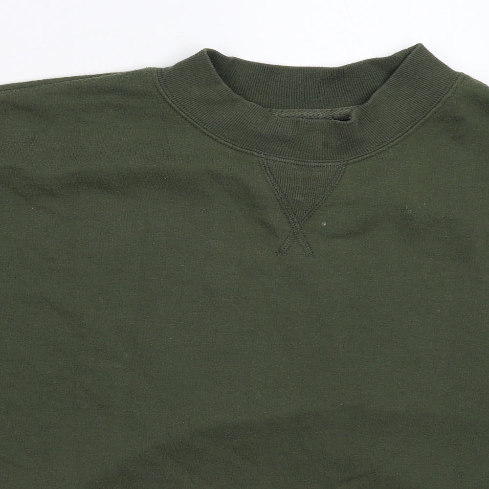 New Look Womens Green   Pullover Sweatshirt Size 14  - Oversized