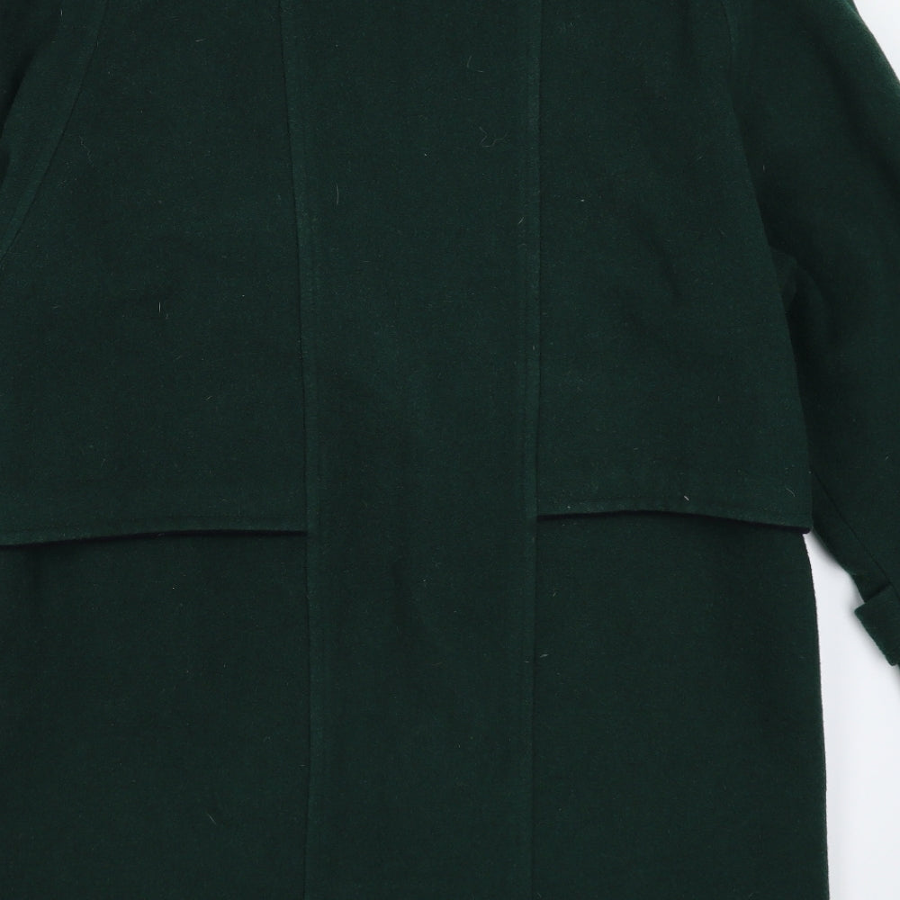 High Fashion Womens Green   Overcoat Coat Size 36