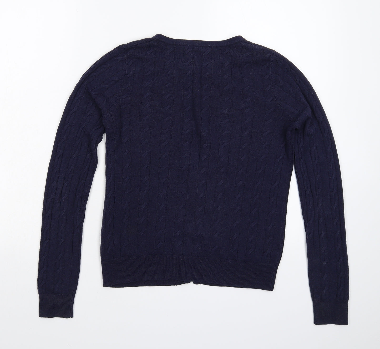 TU Womens Blue  Knit Cardigan Jumper Size 8