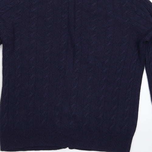 TU Womens Blue  Knit Cardigan Jumper Size 8