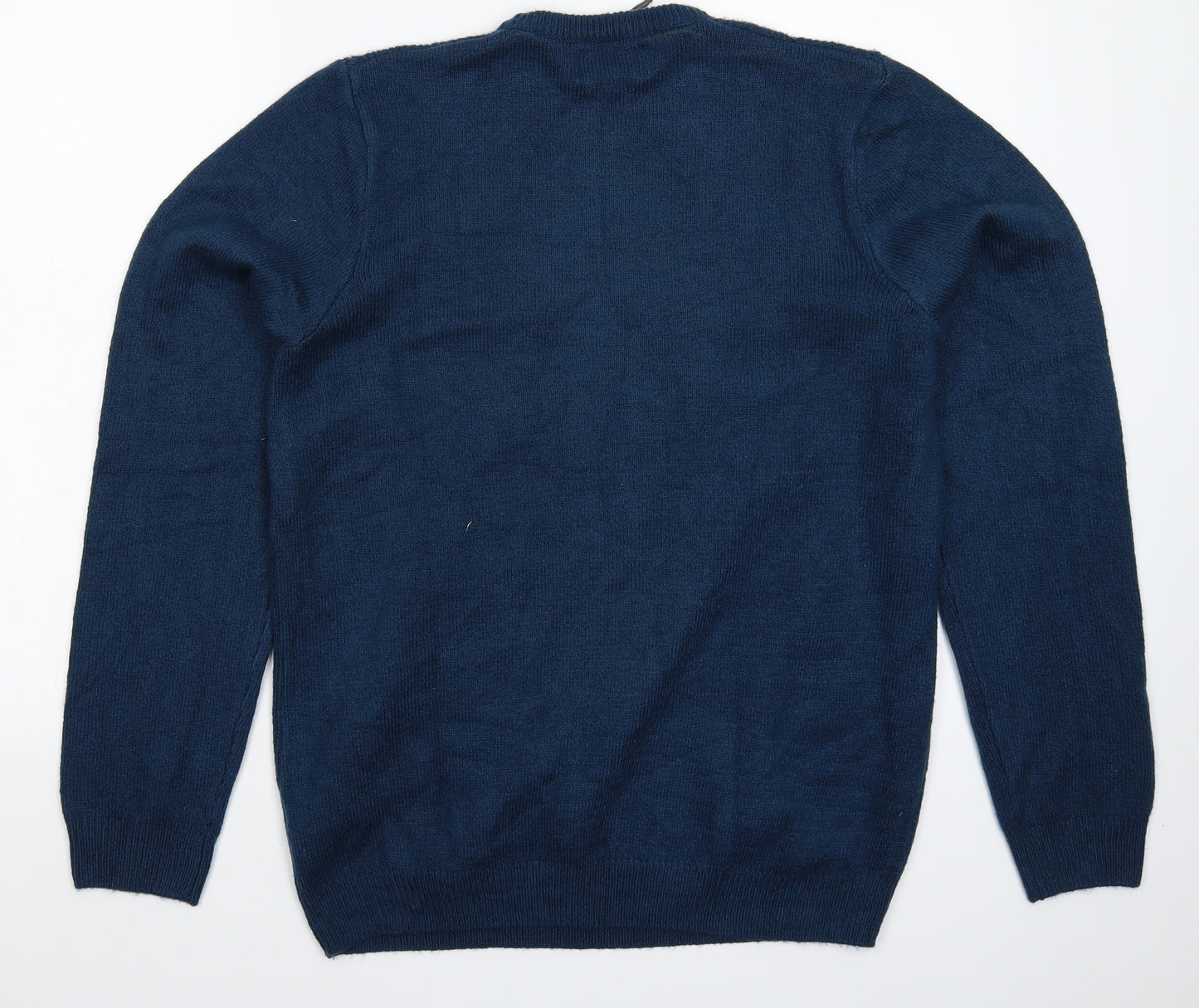 Marks and Spencer Mens Blue  Knit Pullover Jumper Size M